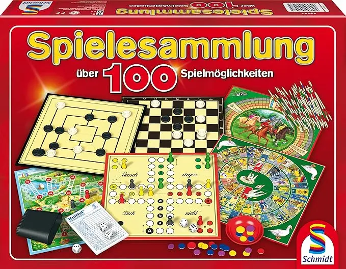 spielesammlung, mit über 100 spielmöglichkeiten